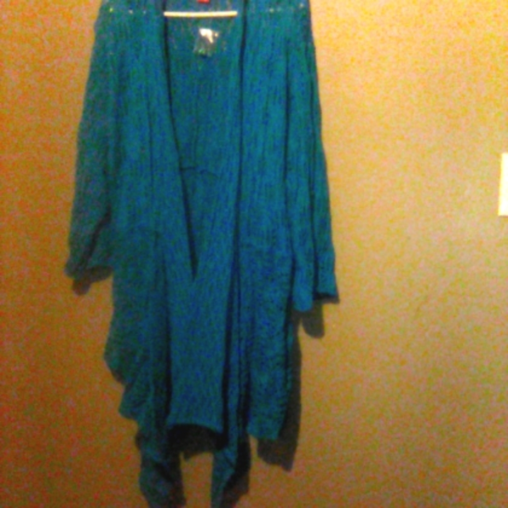 Women's open front sweater